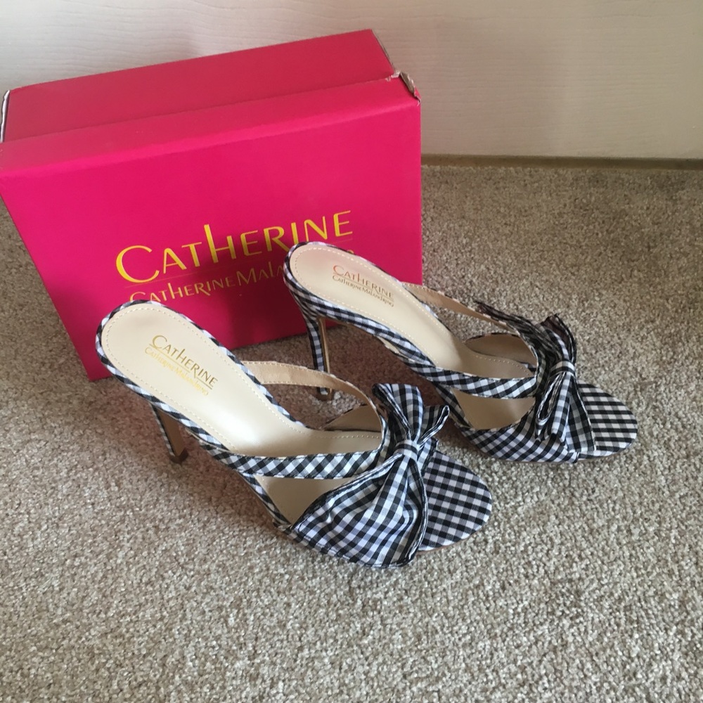 Catherine Malandrino 'Abree' gingham sandals 8